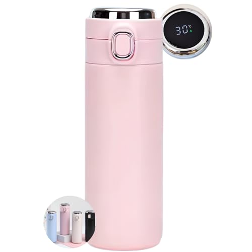 Garrafa Térmica De Água Inox Quente Frio Squeeze 500ml com Displa...