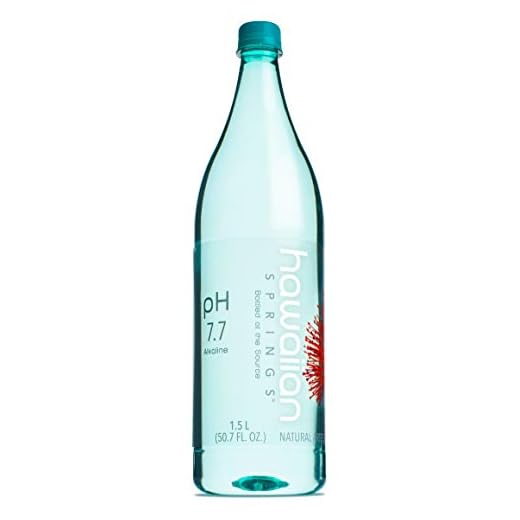 Hawaiian Springs- Natural Artesian Bottled Water | Volcanic Enhanced Alkaline Electrolytes | Sourced On Big Island, Hawaii | 1.5L (Pack of 12)
