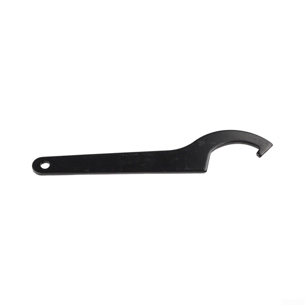 Motorcycle Rear Shock Adjustment Spanner 40-46mm Suspension Tool for Custom for softail Models Robust Metal C-Shape Wrench Black