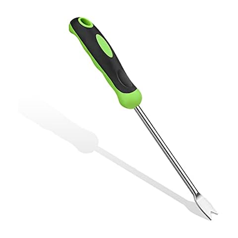 YXCCSE 1 Pcs Hand Weeder Tool Stainless Steel Garden Weeding Tool,Hand Weeder Garden Weeding Removal Weed Puller Tool for Garden Lawn Cover