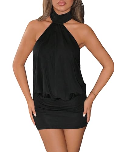 Mini robe de fête SweatyRocks style vieux argent aux finitions haute couture