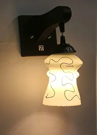 ONECYA ROYAL FANCY Round Wooden Wall Light/Wall Hanging Lamp for Bedroom, Pendant Light Indoor and Outdoor Electric (Pack of 1) Downcya02