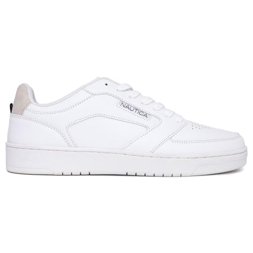 Image of Nautica Men's Casual Lace-Up Sneakers - Classic Low-Top Tennis Fashion Sneakers