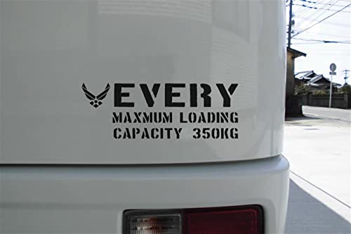 エブリィ EVERY スズキ 最大積載量 ステンシル風 切り文字ス