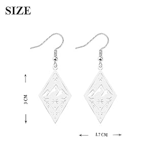 Okeych velaris necklace thorns and roses fan jewelry s jm merch bookish gift  urban country home decor