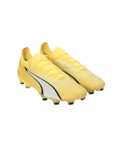 Puma Ultra Ultimate Fg/Ag, Scarpe Da Ginnastica Unisex-Adulto, Yellow Blaze White Black, 43 Eu - 6