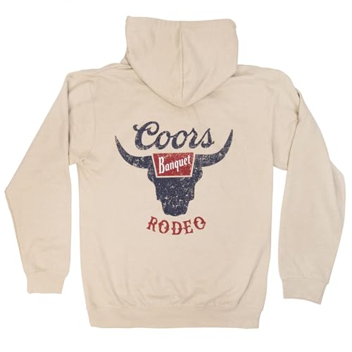 Coors Banquet Rodeo Logo Sand Pull-Over Hoodie3