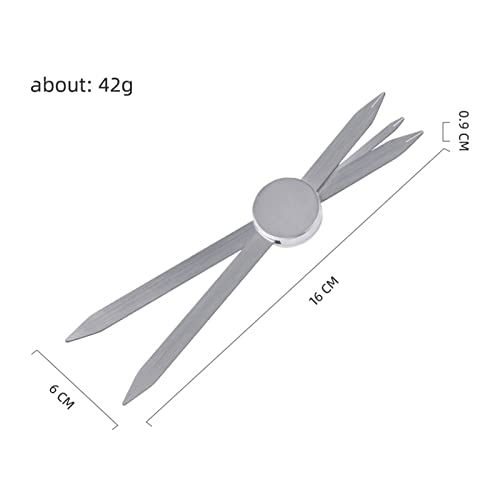 Régua de proporção dourada para sobrancelha, régua de posicionamento de 3 pontos ajustável de aço in