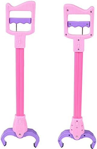 Alomejor Kids Hand Claw Grabber Toy, Plastic Robot Claw Hand Grabber Grabbing Stick Children Intelligence Toy Kids Pick Up Toys