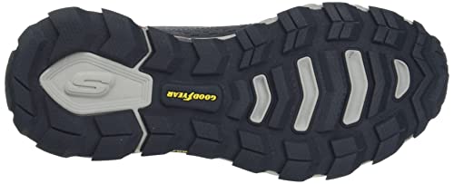 Skechers Men's Max Protect Lace-Up Sneaker Oxford, Charcoal/Multi, 11 #TOP3