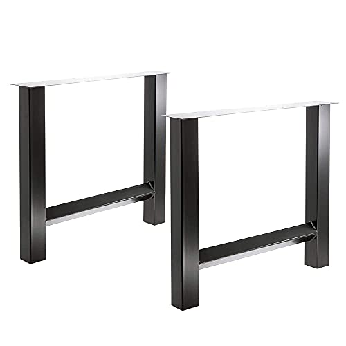 Preisvergleich Produktbild Bentatec 2 Stück - Tischgestell-Black H - 8060 Tischbeine Tischgestell Tischkufen Esstisch