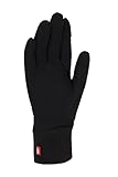 686 Women's Merino Glove Liner - Wool Blend - Soundtouch Touchscreen Technology - Black Heather, Medium