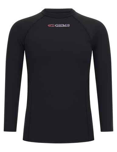 Gems Męska koszulka z długim rękawem Honduras czarny L-XL