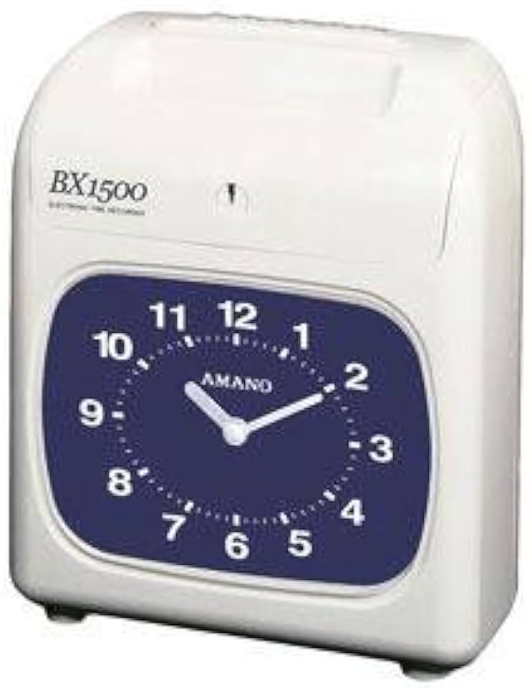 Amazon.com: AMANO Top-Feed Time Clock (BX-1500) : Office Products