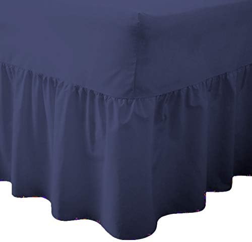 AmigoZone Plain Pollycotton Valance Fitted Sheet Or Pillow Pair Cases (Double, Latte)