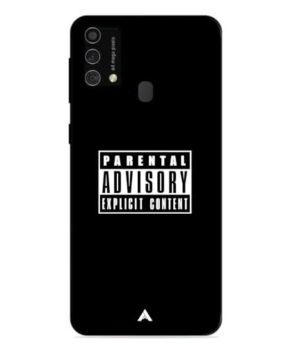 Image of Premium Explicit Case for Samsung Galaxy M31 Soft-Touch Metal TPU Back Cover, Shockproof, Designer, Aesthetic Mobile Phone Case (Glossy Finish)