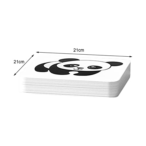 Cartão de estimulação visual do bebê, cartão de estimulação visual suave para desenvolvimento cerebr