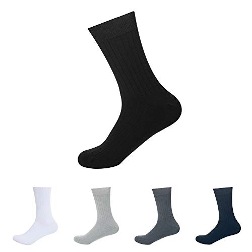 5 Paar Herren Klassische Socken Baumwolle Wadensocken Cover