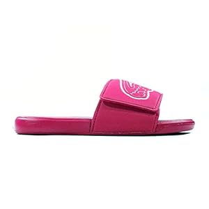 Lacoste L.30 Strap Jeugd Kids Meisjes Zomer Flip Flop Slide Donkerroze-UK