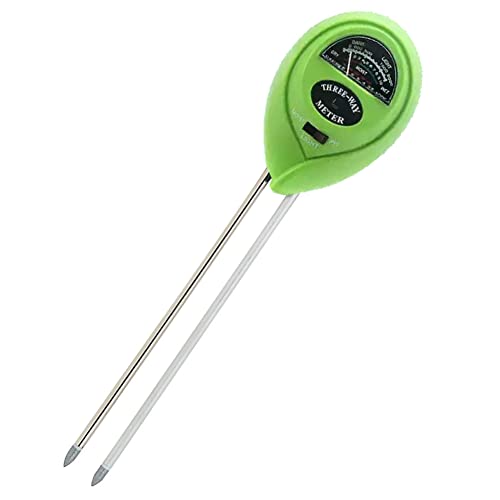 Bolwins L15CS 3-in-1 Bodentester für pH-Wert, Feuchtigkeit und Licht – Pflanzen Messgerät ohne Batterien für Garten, Blumen, Rasen – Einfache Anwendung mit Langer Sonde