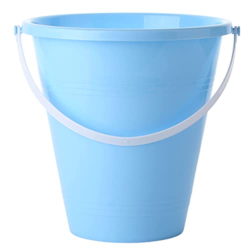 4 Pack Sand Castles Beach Buckets Toy Set,Colorful Sandcastle Mould Pails for Kids and Toddlers, Beach Party Summer Activities Fun (Pail)