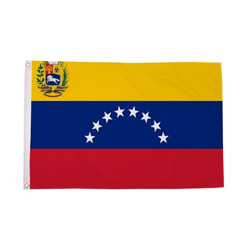 3Ft x 2Ft Flag Bandera pequeña de 8 Estrellas de Venezuela