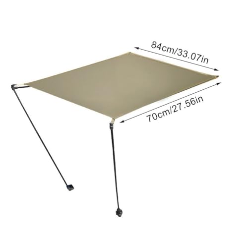 Auvent pour extérieur et chaise de camping pour se protéger du soleil