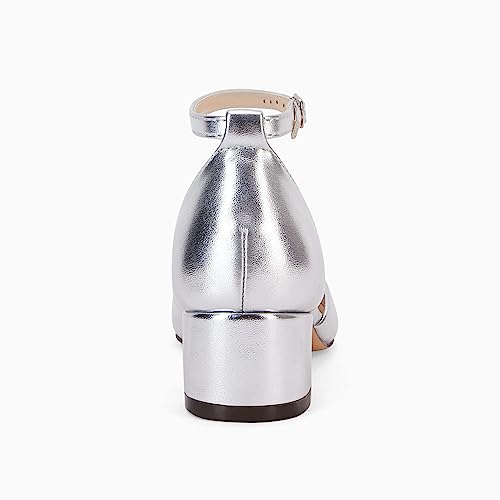 Girls Toddler Dress Shoes Flower Princess Mary Jane Low Chunky Heels Wedding Party Pumps Little Big Kid #TOP6