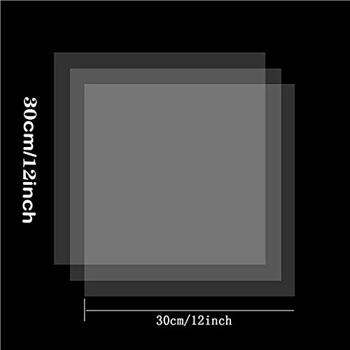 15 Pieces Blank Stencil Sheets, 12 x 12 Inch Clear Blank Material Mylar Templates, Square Blank Stencil Template for Cricut Vinyl Cutting Machine/Silhouette Stencils Material - Thumbnail 2