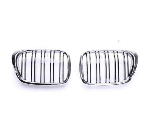Parrilla de parachoques delantero para BMW E39 M5 y Serie 5 con acabado Chrome Black
