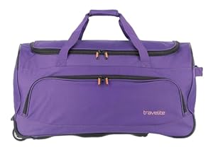 Travelite Basics Fresh Duffel trolley reistas met wielen 89 l 2,4 kg 096277, lila, 71 cm, reistas met wieltjes