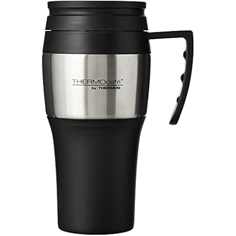 Thermos Thermocafe 2010 Steel Travel Mug, 0.4 Litre, 1 Unité (Lot de 1) Cover