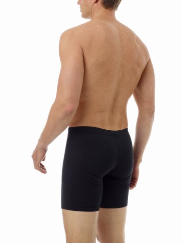 Underworks USA Men's Microfiber Light Compression Long Boxers for Hernia Prevention4