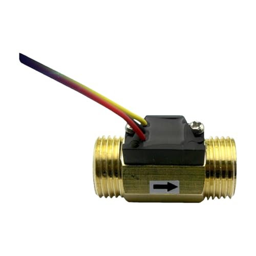 Capteur de débit d'eau G1/2 en laiton robuste avec signal impulsionnel précis