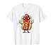 Hotdog Kawaii Sketch Hot Dogs Lover Food Teen Toddler Kid T-Shirt