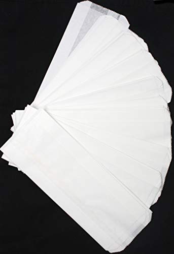 Great Credentials White Paper Hot Dog Bags 3 1/2" x 1 1/2" x 9" (Pack of 100) - Thumbnail 2