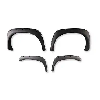 TrailFX Pocket-Style Fender Flares for Dodge Ram 2002–2008 Paintable Polypropylene Set of 4