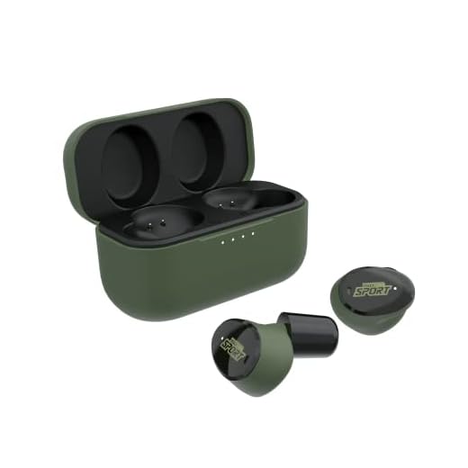 ISOtunes Sport CALIBER BT Shooting Earbuds: True Wireless Bluetooth Hearing Protection, Water and Dust Proof, 13 Hour Battery, 25 dB Noise Reduction Rating (NRR)