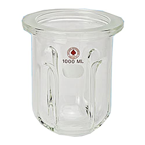 Réaction isotherme ACE Verre 1L cylindrique bride 137 mm tresses