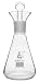 EISCO Iodine Flask & Stopper, 250ml - 29/32 Socket Size, Interchangeable Stopper - Conical Shape - Borosilicate Glass