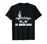 Aircraft Carrier USS Abraham Lincoln Veterans Father Grandpa T-Shirt