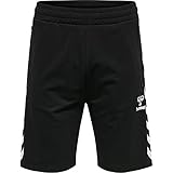 Länge: über dem Knie hummel Herren Ray 2.0 Shorts Fleece Sweatshorts Kordelzug Schwarz 2001 L