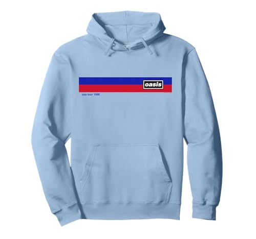 Oasis Amazon Exclusive Vintage USA Tour 1996 Baby Blue Pullover Hoodie