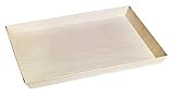 PacknWood -210SAMBQ274 Biodegradable Wood Tray for Serving,charcaturie tray, Samurai Square Wooden D