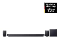 Samsung HW-Q995GH Q-Series 11.1.4-Kanal Surround-Soundbar für Fernseher, Kabelloser 8"-Dual-Subwoofer, 4.0.2-Kanal-Rücklautsprecher, Kabellos Dolby Atmos & DTS:X, SpaceFit Sound Pro, Q-Symphony, Alexa – Ansicht 2
