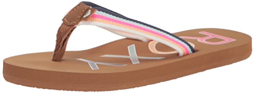 Roxy Girls Rg Colbee Flip Flop Sandal, Multi 1, 3 Big Kid #TOP8