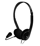 Longitud del cable: 1.8 m NOX XTREME PRODUCTS Auriculares Voice One -NXLITEVONE- Auricular Estéreo 27mm con Micrófono Flexible, Conexión 2x Jack 3.5mm, Color Negro