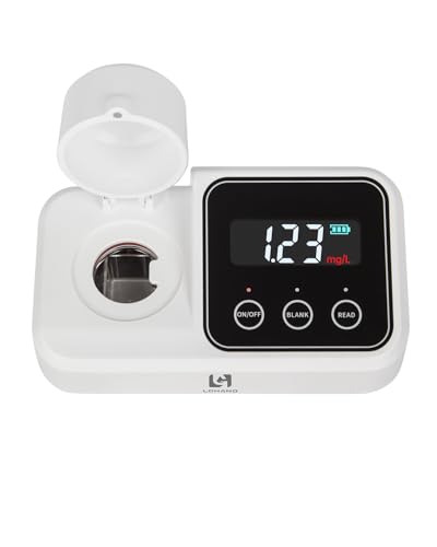LOHAND Free Chlorine Meter,100 Tests, 0.05-10 ppm Measurement Range