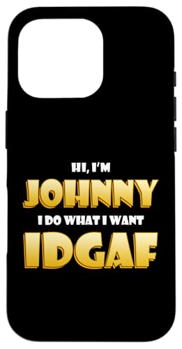 Johnny Costume IDGAF Funny Meme Halloween Costume For John �X�}�z�P�[�X iPhone 16 Pro �p