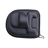 Outdoor Fishing Reel Protective Case, Waterproof and Shockproof for EVA Storage Box for Baitcasting Reels, Compact 160x137mm Lightweight Holder (Black)（Right Hand）（Black）